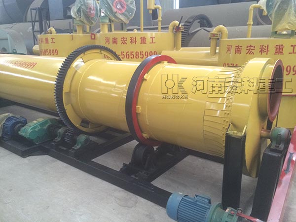  山東的客戶，您采購的0.8x6m雞糞烘干機已發(fā)出
